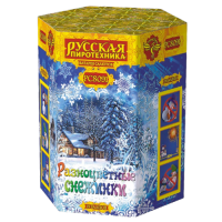 Разноцветные снежинки New Фейерверк купить в Серпухове | serpuhov.salutsklad.ru