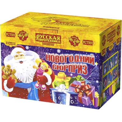 Новогодний сюрприз New Батарея салютов купить в Серпухове | serpuhov.salutsklad.ru