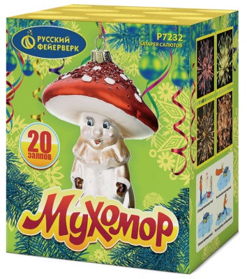 Мухомор Батарея салютов купить в Серпухове | serpuhov.salutsklad.ru